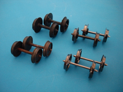 H0-Rads�tze von Klein, Roco, Roco abgedreht und Luck