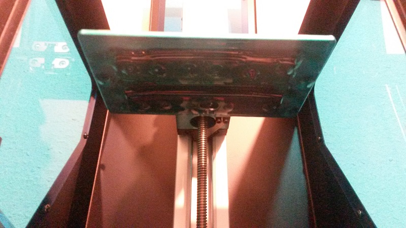 Dach und Boden an der Druckplatte