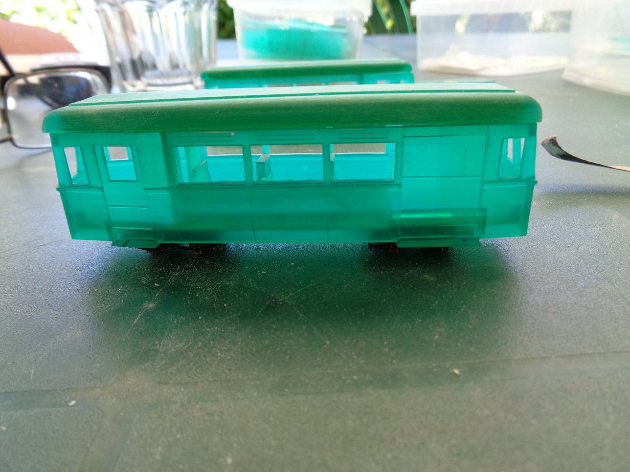 Schwenkbereich der Drehgestelle