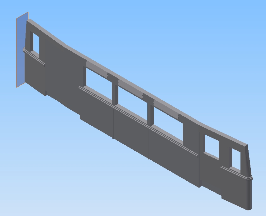 Das Seitenteil des VB 400