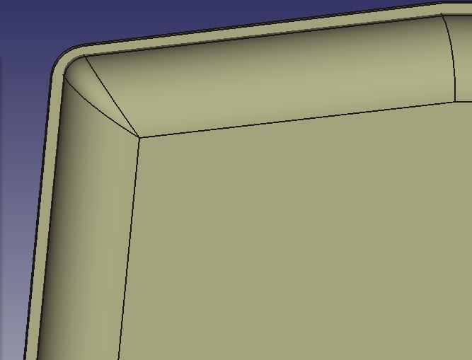 Dachradius angepasst