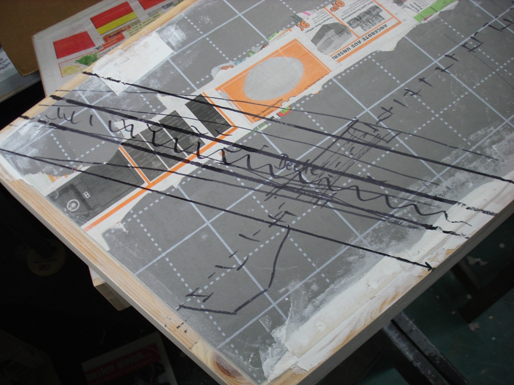 Grabenverlauf an der Oberfl�che