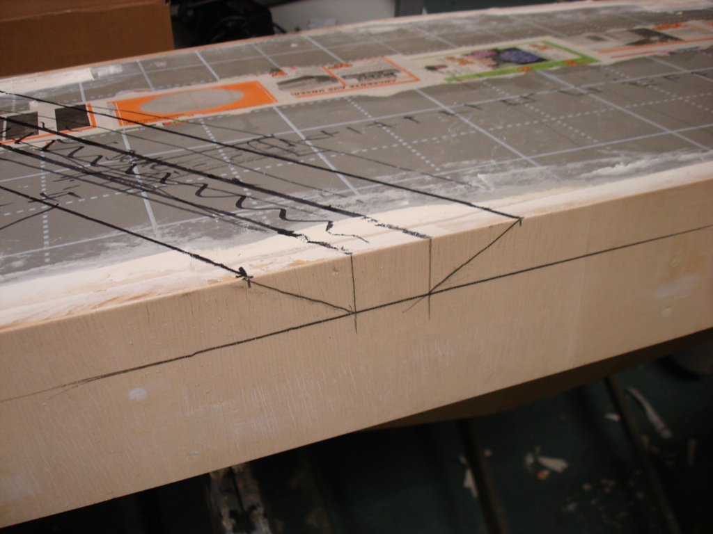 komplett angezeichneter Grabenverlauf