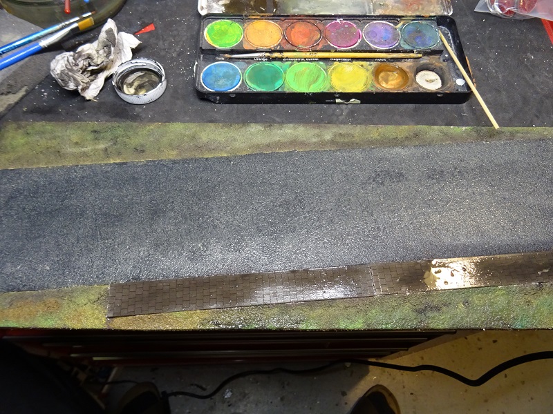 Vallejo Earth Texture Lava Negra-Asfalto Test