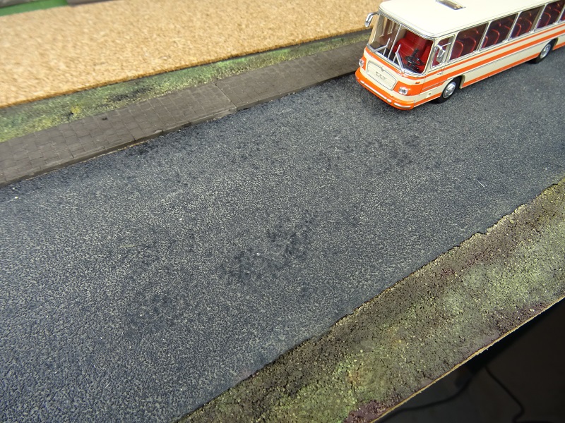 Vallejo Earth Texture Lava Negra-Asfalto Test